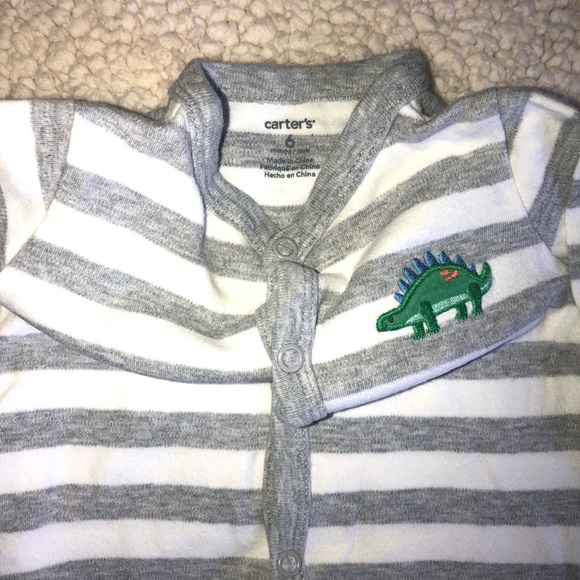 Set of Two Carter’s Baby Footed Pijamas - Picture 6 of 7